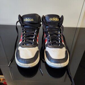 Adidas Hoops 3.0 Mid Sneakers Black/White/Red